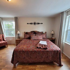 Great 7pc vintage Ralph Lauren king duvet set